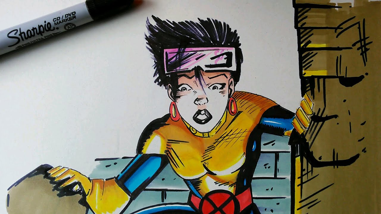 1280x720 X Men Jubilee Drawing - Jubilee Drawing