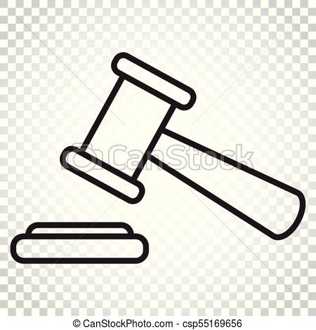 450x470 Court Clipart Tribunal - Judge Mallet Drawing