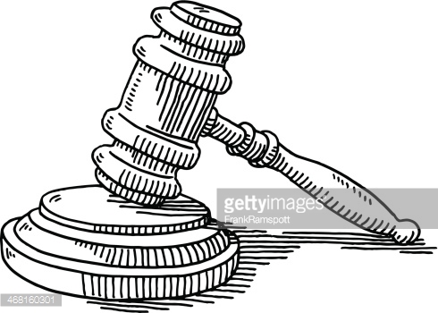 490x350 Legislation Gavel Clipart, Explore Pictures - Judge Mallet Drawing