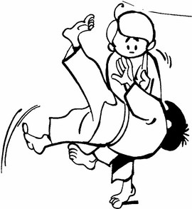 270x293 Judo Kids Term - Judo Drawing