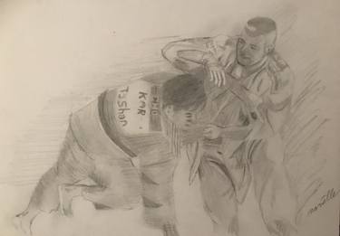 375x261 Judo Drawing - Judo Drawing