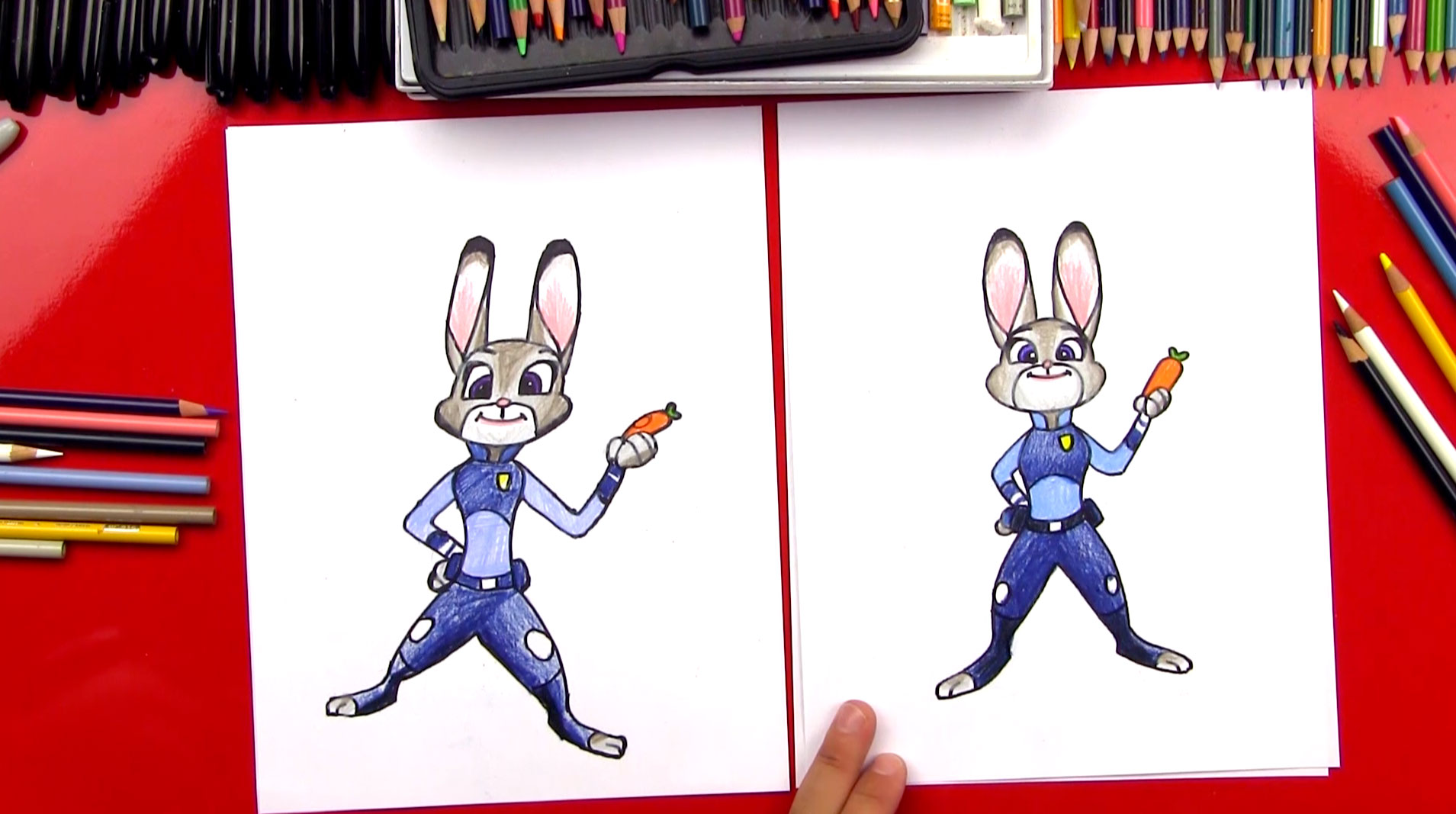 1909x1067 how to draw judy hopps from zootopia - Judy Hopps Drawing