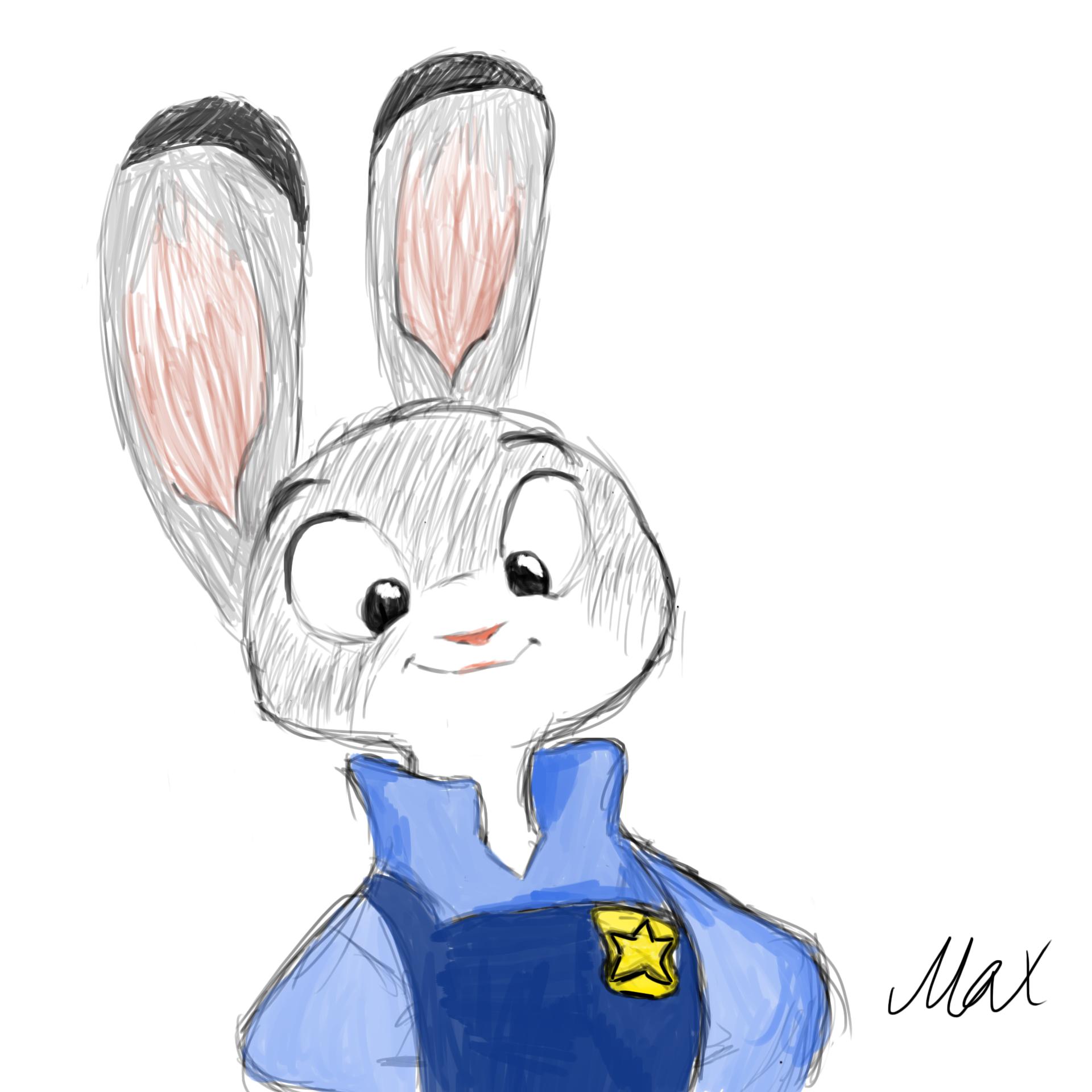 1920x1920 Judy Hopps - Judy Hopps Drawing