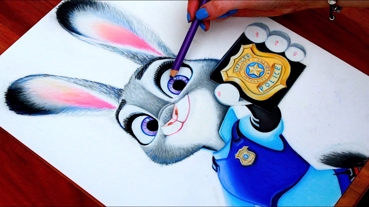 1280x720 zootopia drawing judy hopps - Judy Hopps Drawing