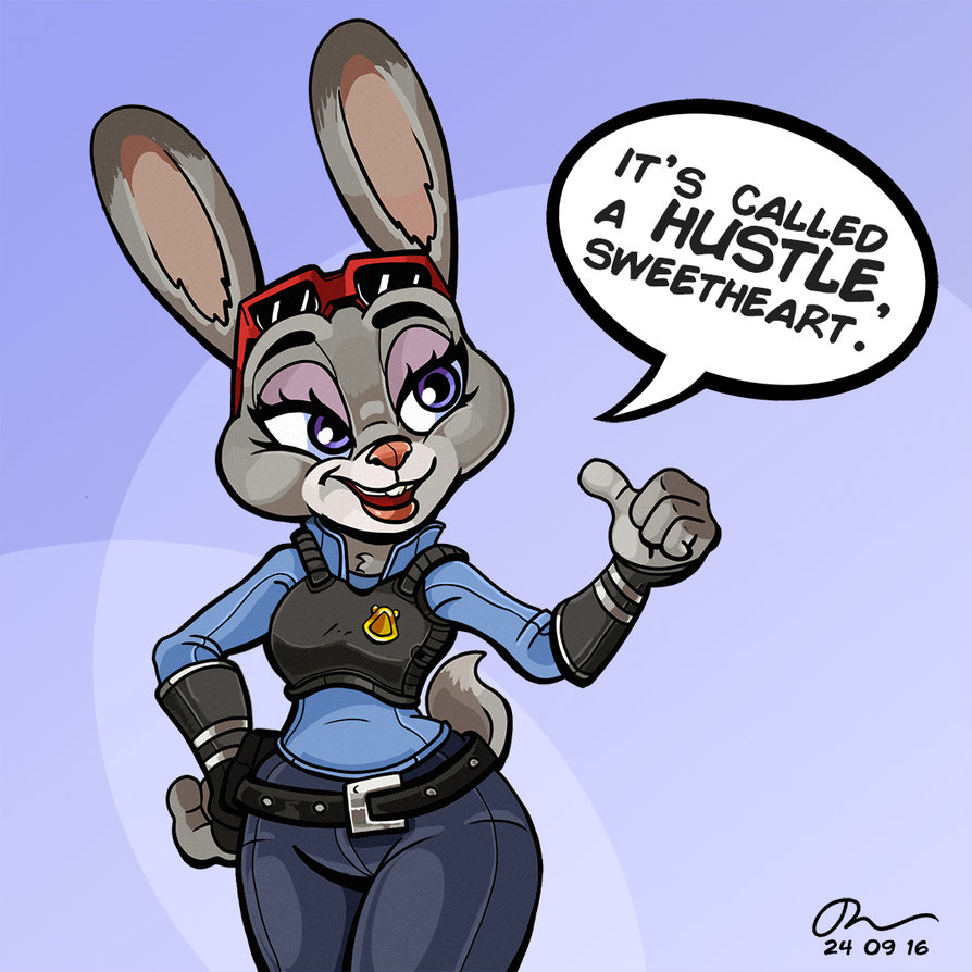 894x894 Day - Judy Hopps Drawing