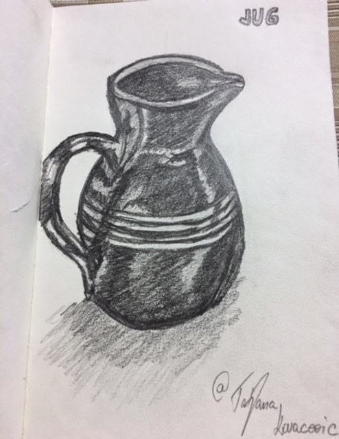 494x640 Jug Drawing - Jug Drawing