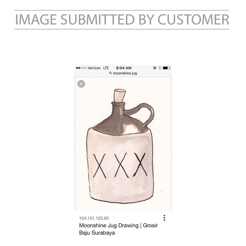 1024x1024 moonshine jug drawing custom pinata - Jug Drawing