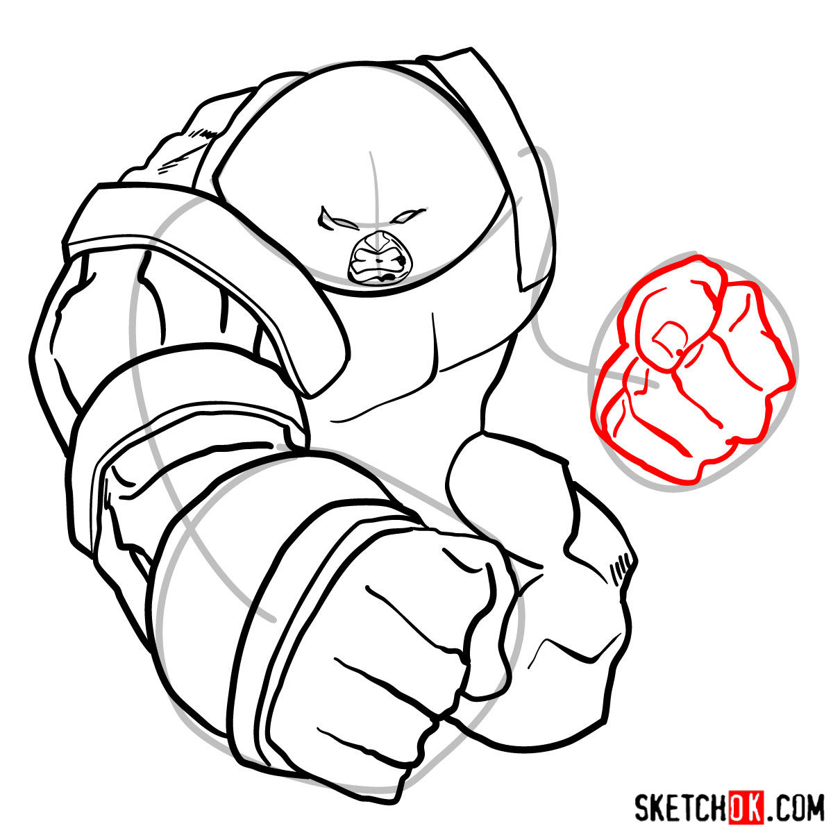 1200x1200 How To Draw Juggernaut, The Villian From X Men Series - Juggernaut Drawing