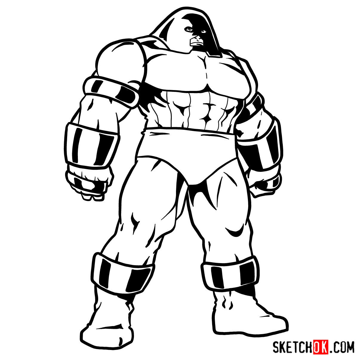 1200x1200 How To Draw Juggernaut From X Men - Juggernaut Drawing