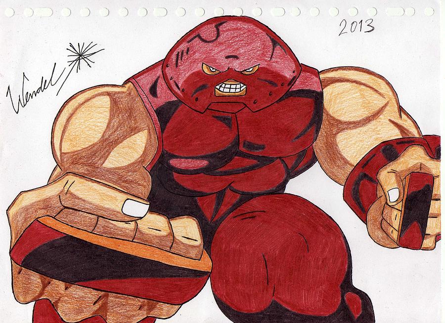 900x654 Juggernaut Drawing - Juggernaut Drawing