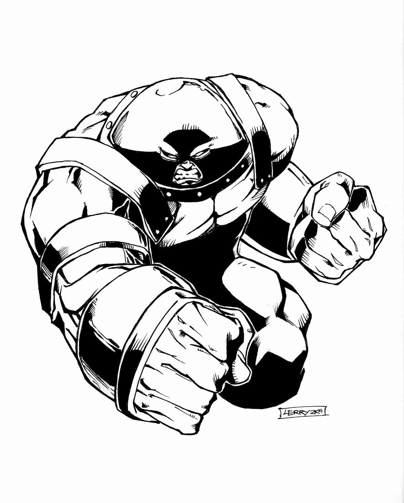 1285x1600 Juggernaut Sketches Drawing Sketch Coloring Page - Juggernaut Drawing