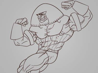 400x300 Juggernaut Line Work - Juggernaut Drawing