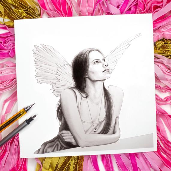 570x570 Juliet Is The Sun Graphite Drawing Fine Art Print Etsy - Juliet Drawing