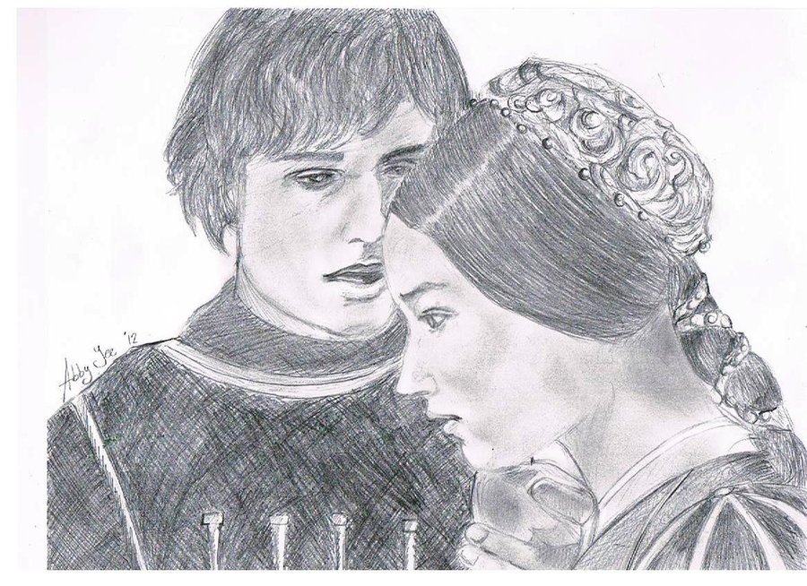 900x654 Romeo Juliet Amazing Drawing Drawing Skill - Juliet Drawing