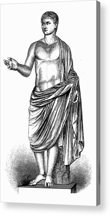 373x734 Gaius Julius Caesar Acrylic Print - Julius Caesar Drawing