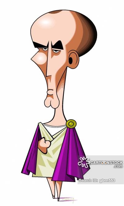 400x663 Julius Caesar Cartoons And Comics - Julius Caesar Drawing