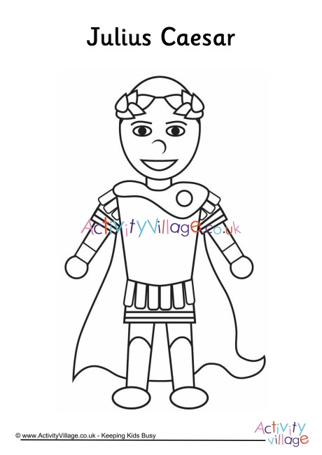 460x650 Julius Caesar Colouring Page - Julius Caesar Drawing