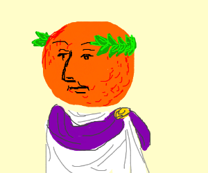 300x250 Orange Julius Caesar Drawing - Julius Caesar Drawing