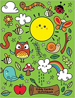 260x336 giddy garden sketchbook jumbo drawing pad for sketching, doodling - Jumbo Drawing