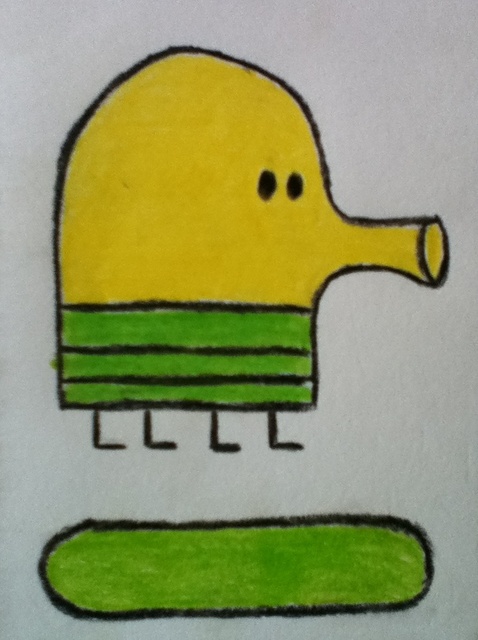 478x640 how to draw the doodle jump character - Jump Drawing