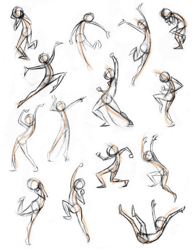 618x800 Image Result For Jumping Drawing Reference - Jump Drawing