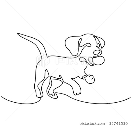 450x431 Dog Jumping And Playing - Jumping Dog Drawing