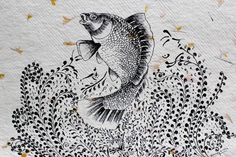 770x513 Jumping Fish Drawing - Jumping Fish Drawing