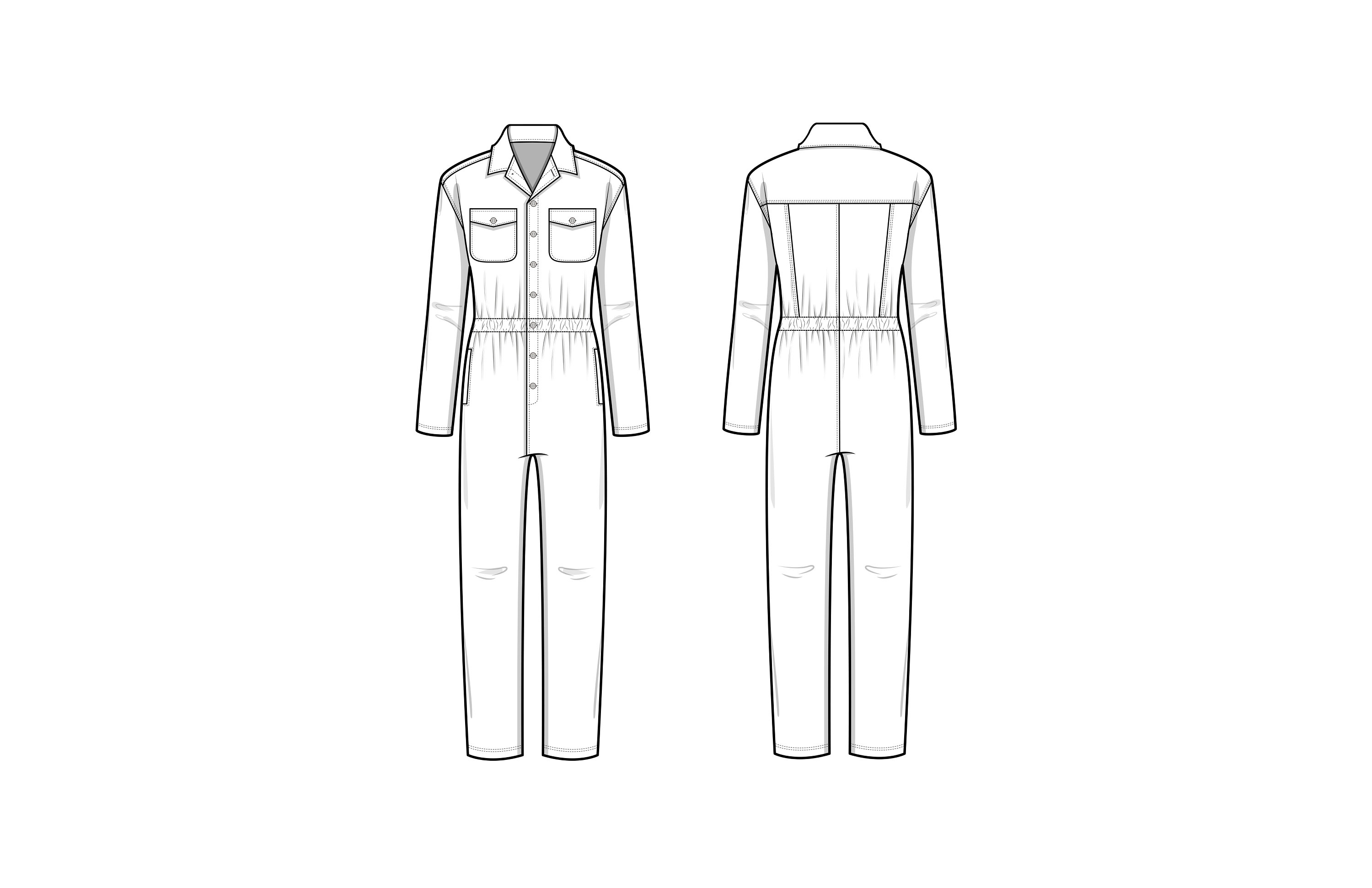 Jumpsuit Drawing at PaintingValley.com | Explore collection of Jumpsuit ...
