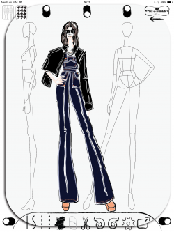 250x333 leandra medine`s jumpsuit template - Jumpsuit Drawing