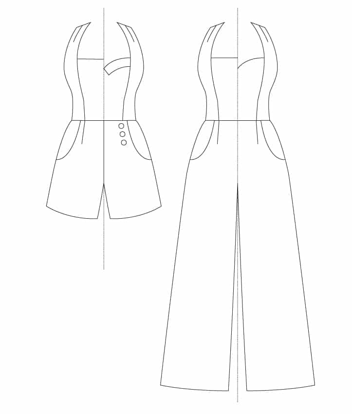 Jumpsuit Drawing at PaintingValley.com | Explore collection of Jumpsuit ...