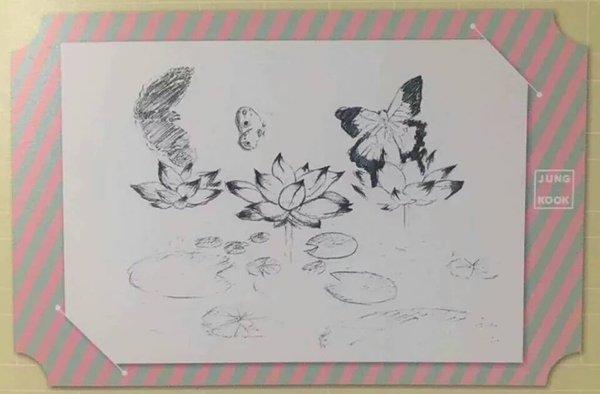 600x394 awe inspiring talents of bts birthday boy jungkook sbs popasia - Jungkook Drawing