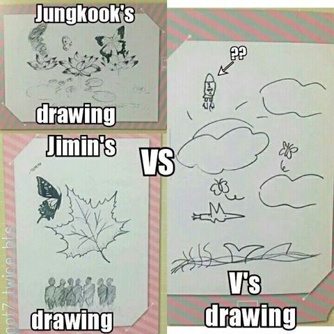 Jungkook Drawing Skills at PaintingValley.com | Explore collection of