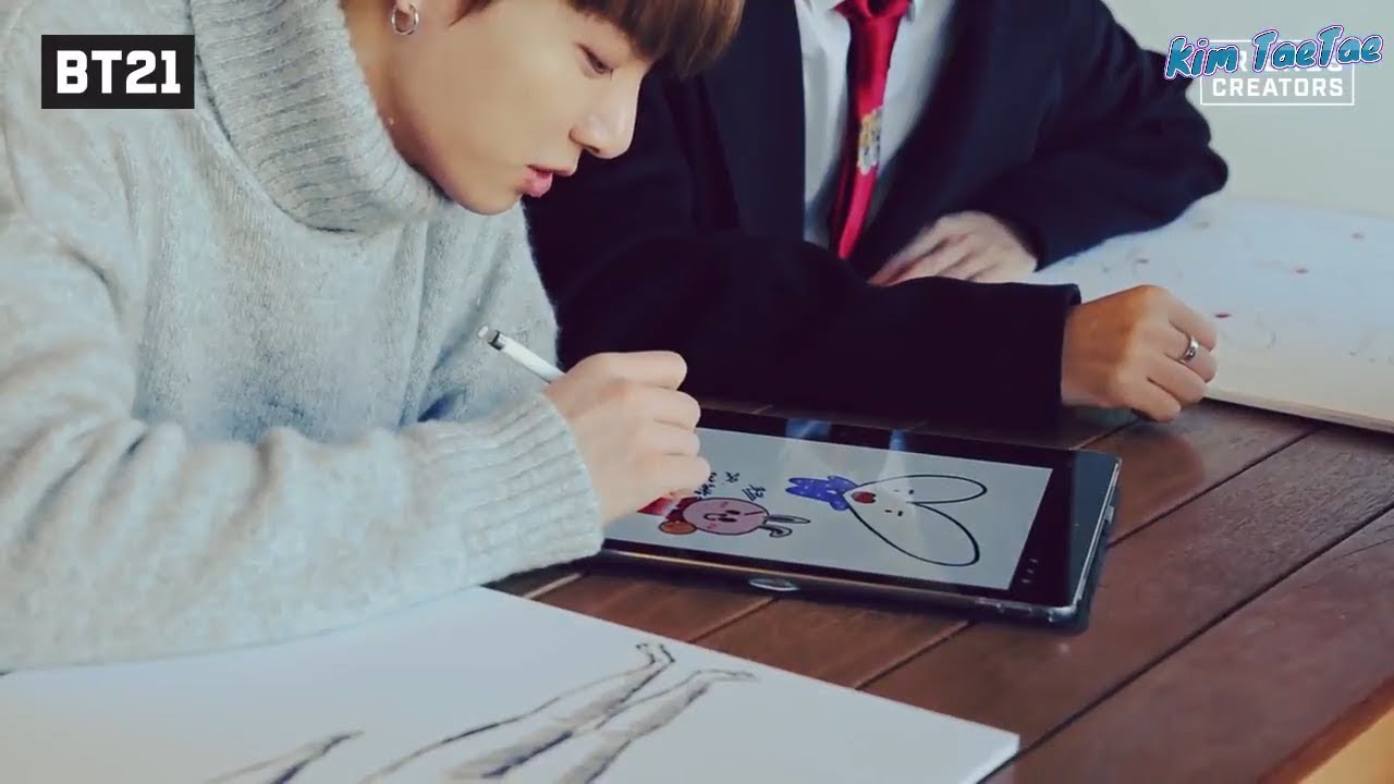 Jungkook Drawing Skills at PaintingValley.com | Explore collection of