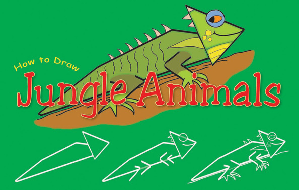 594x378 How To Draw Jungle Animals - Jungle Animals Drawing