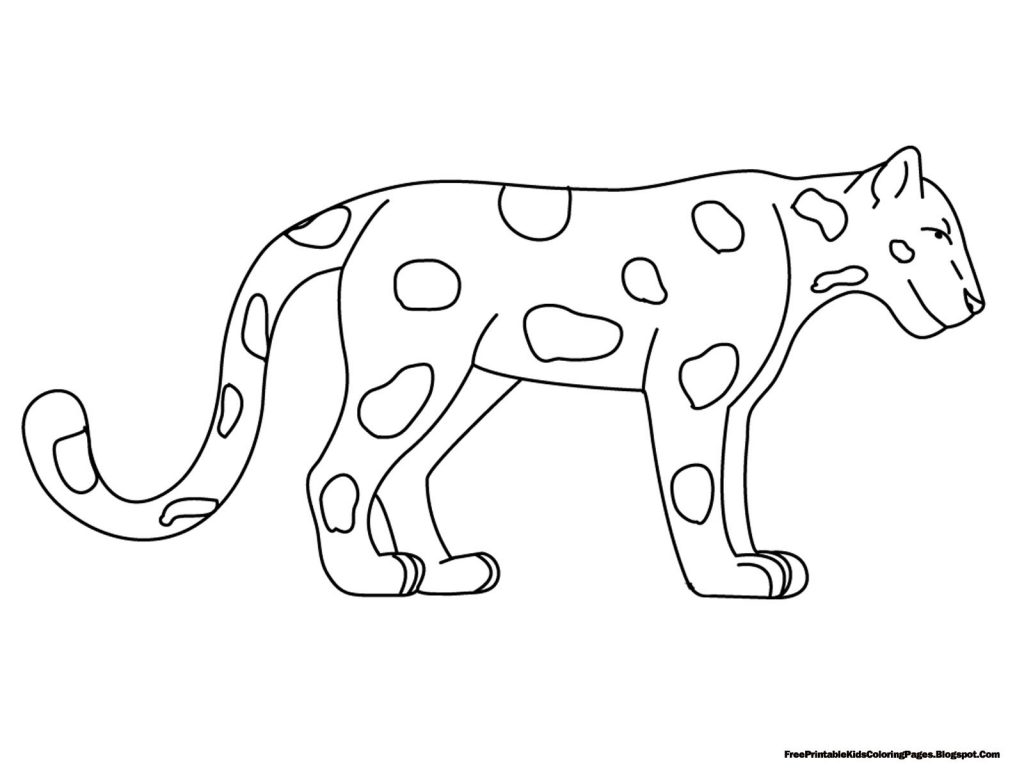 1024x768 Coloring Pages Coloring Pages Printablegle Animal With Best - Jungle Animals Drawing