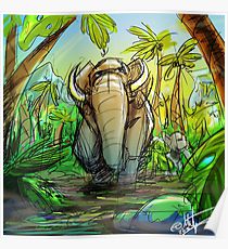 210x230 Jungle Book Drawing Posters Redbubble - Jungle Drawing