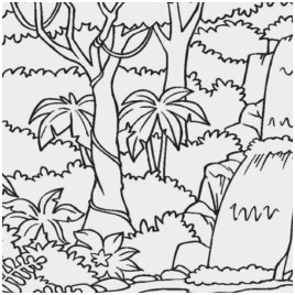 Jungle Drawing For Kids at PaintingValley.com | Explore collection of