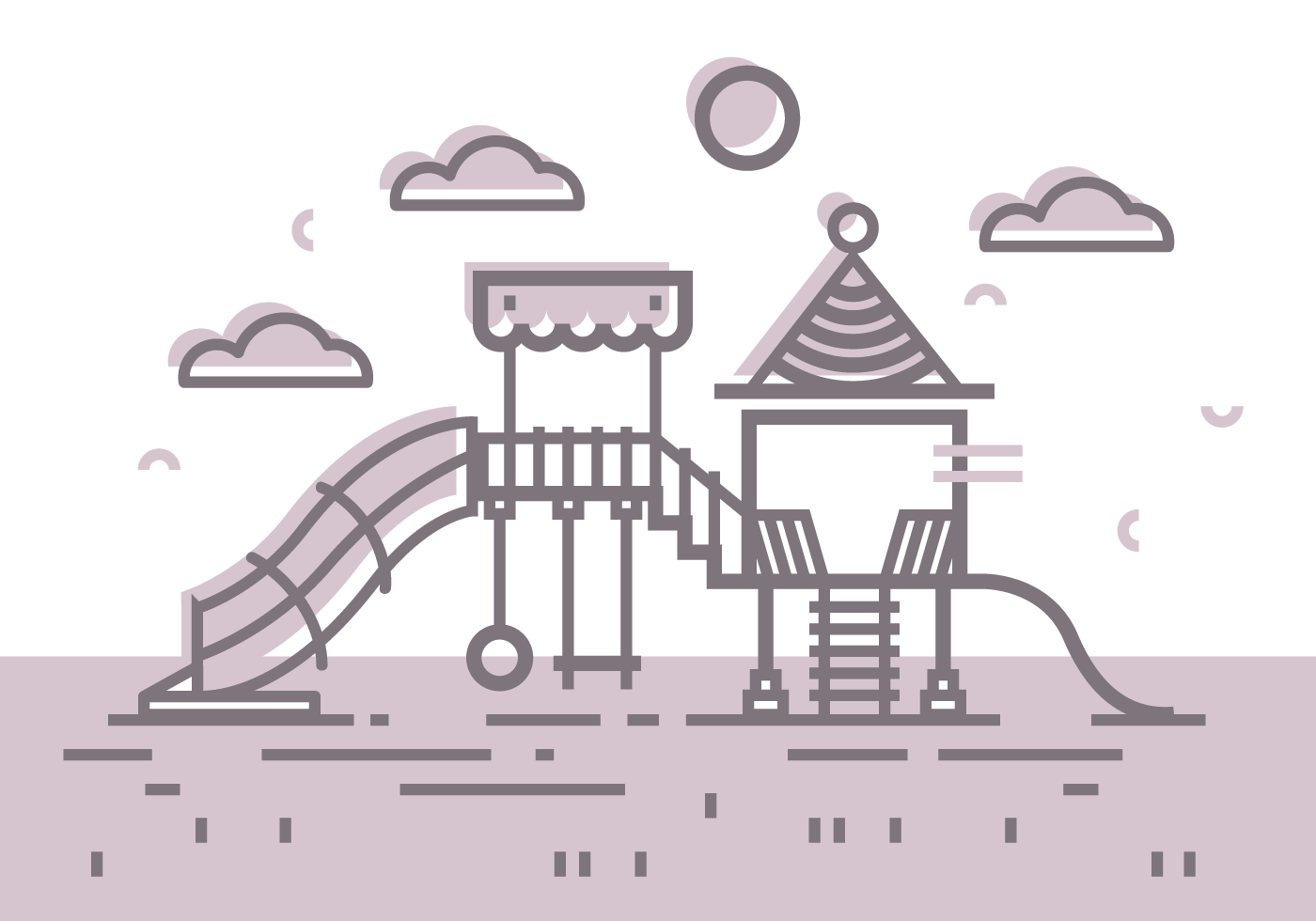 1400x980 Jungle Gym Vector - Jungle Gym Drawing