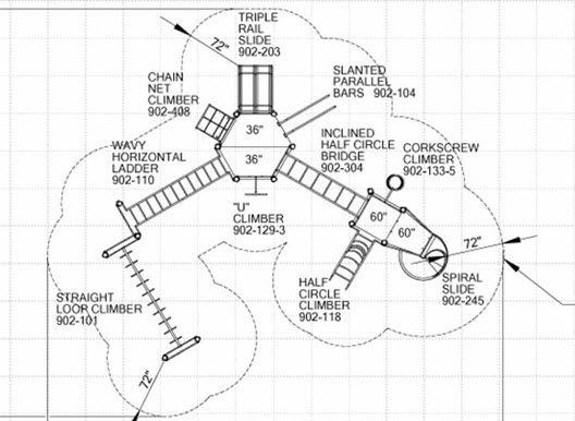528x386 nicole playground jungle gym with slides architecture jungle - Jungle Gym Drawing