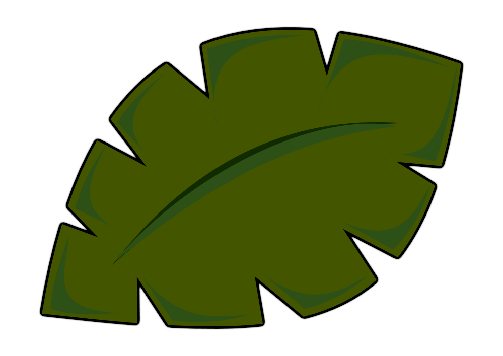Jungle Leaf Drawing at Explore collection of