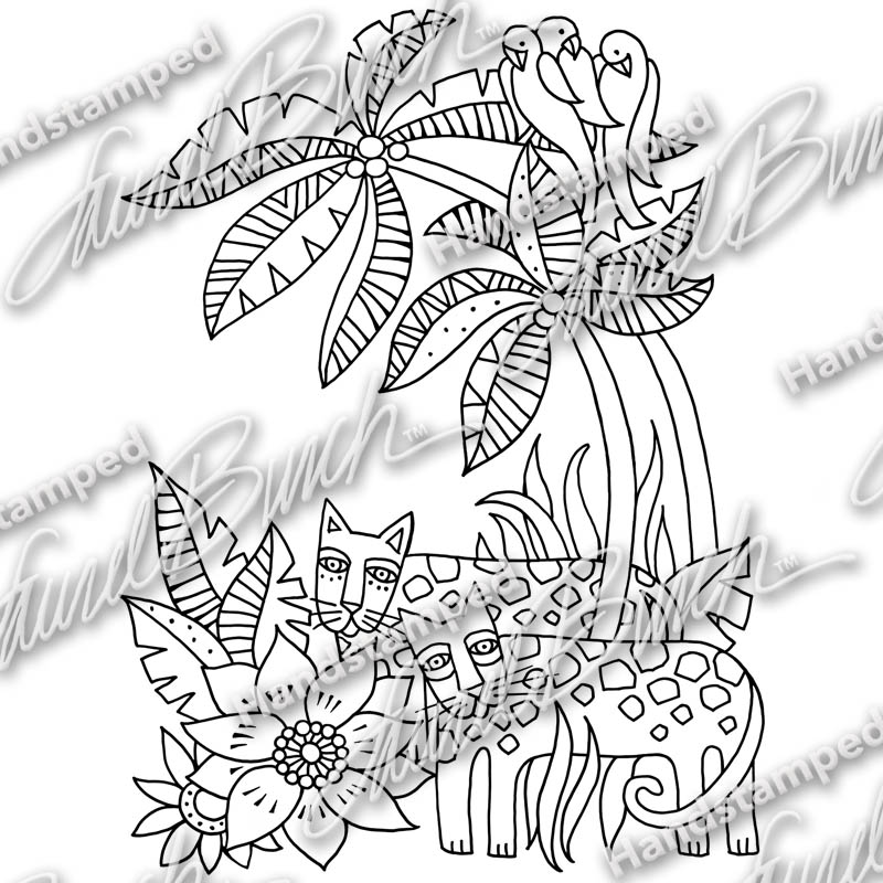 800x800 Jungle Leaves Drawing - Jungle Leaves Drawing