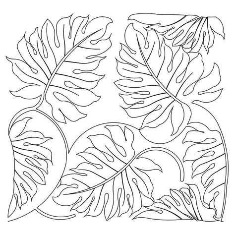 474x474 Clip Art Leaves Leaf Drawing, Drawings, Art - Jungle Leaves Drawing