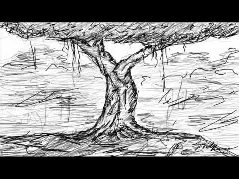 480x360 Drawing In Photoshop - Jungle Tree Drawing