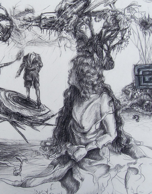 600x763 The Juniper Tree Drawing On Wacom Gallery - Juniper Tree Drawing