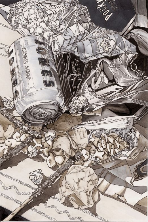 522x780 junk food still life - Junk Drawing