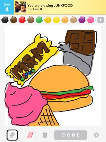 360x480 Junkfood Drawings - Junk Food Drawing