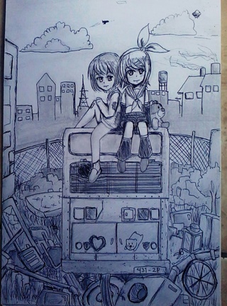 320x431 Liked Drawings - Junkyard Drawing