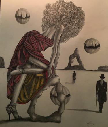 375x442 illusions of bliss on jupiter drawing - Jupiter Drawing