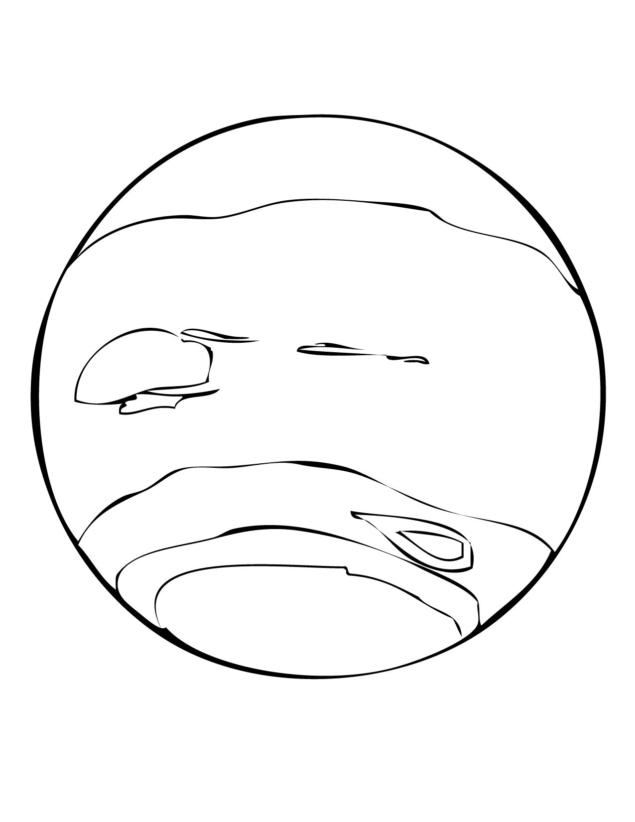 1275x1650 jupiter drawing color for free download - Jupiter Drawing