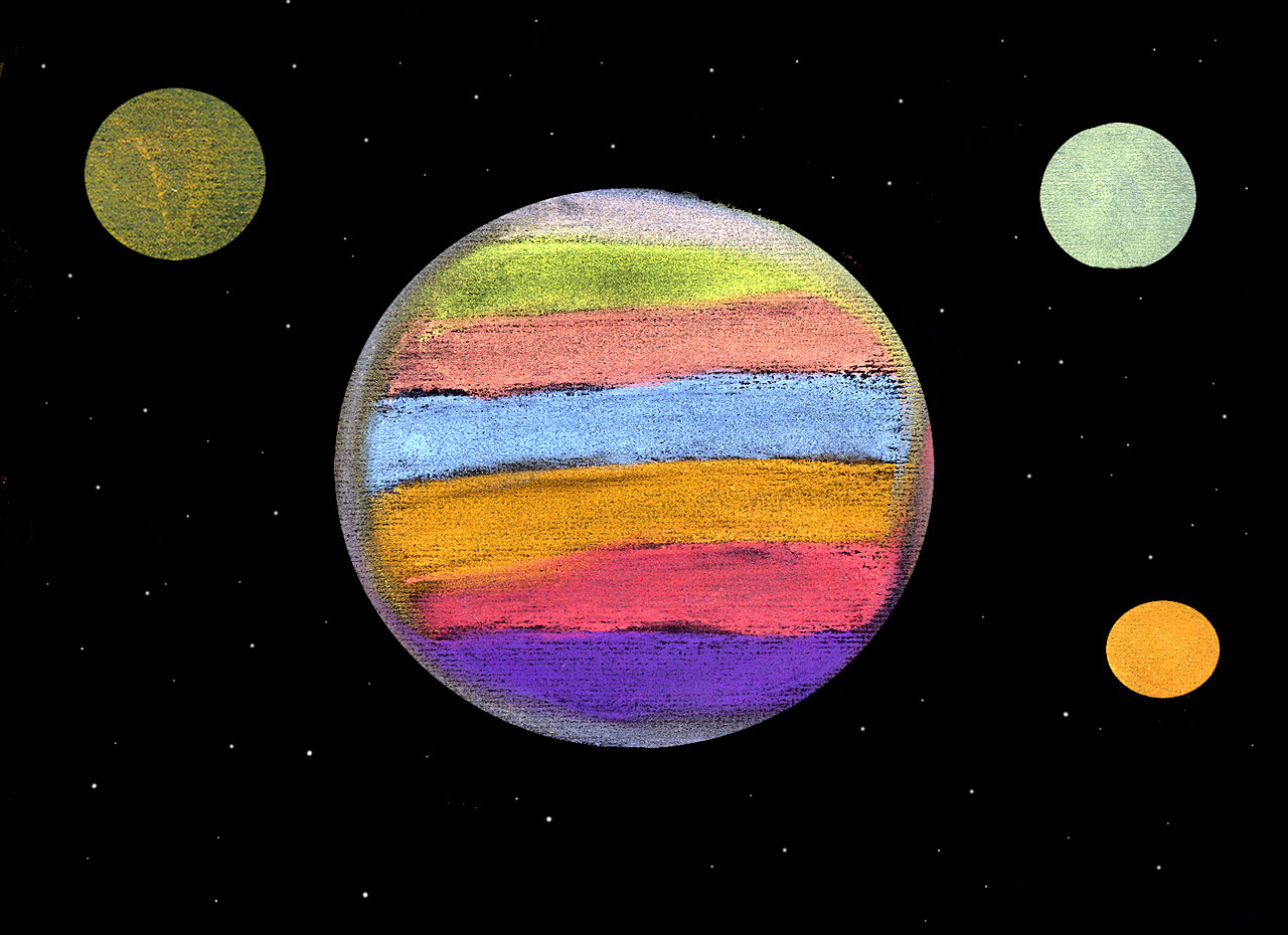 1280x930 planet jupiter and its moons esahubble - Jupiter Planet Drawing